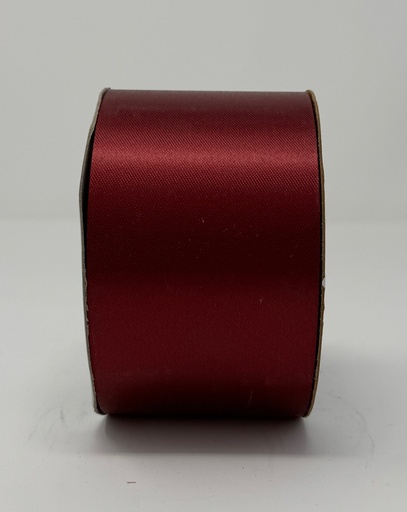 [40SAT-BURG] 2&3/4" SATIN RIBBON BURGUNDY | 50-Yards per Roll