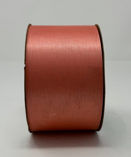 [40SAT-COR] 2&3/4" SATIN RIBBON CORAL | 50-Yards per Roll