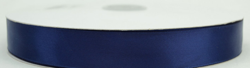 [5SAT-NVBLU] 1" SATIN RIBBON NAVY BLUE | 100-Yards per Roll