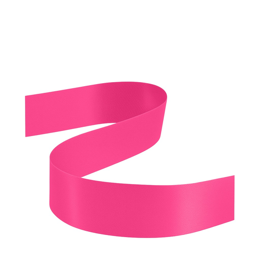 [9DFS-SHPK] 1 1/2" SHOCKING PINK DOUBLE FACED SATIN RIBBON | 50-Yards Per Roll / 12-Rolls Per Case