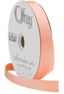 [9SAT-COR] 1&1/2" SATIN RIBBON CORAL | 100-Yards per Roll