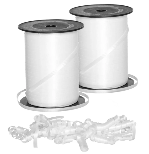 [CURL-WH] 3/16" CURLING RIBBON WHITE | 500-Yards per ROLL