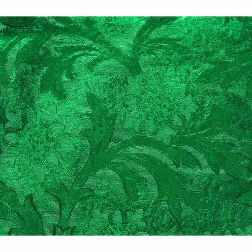 [POLY-EME] EMBOSSED FOIL POLY BACKING EMERALD 20" | 30-Feet per ROLL