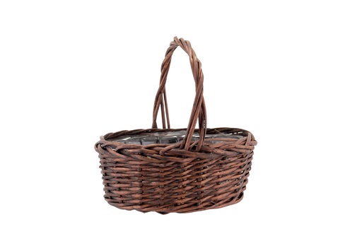 [9001OV-DS] SET OF 3 OVAL HANDLED WILLOW BASKET 18",16",14" | 3-Piece per Pack / 4-Pack per Case