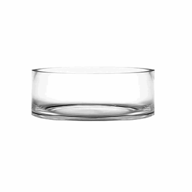 [CYL15154] 15"X 4"H CYLINDER CLEAR GLASS | 4-Piece per Pack