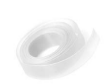 [3CHIF-100-SV] 5/8" SILVER ORGANDY RIBBON | 100-Yards per ROLL