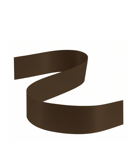 [9DFS-CHO] 1 1/2" CHOCOLATE DOUBLE FACED SATIN RIBBON  | 50-Yards Per Roll / 12-Roll Per Case